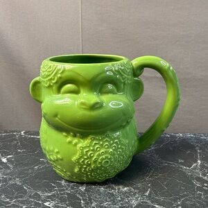 Tara At Home Mila Monkey Green Large 20oz Coffee Cup Mug New